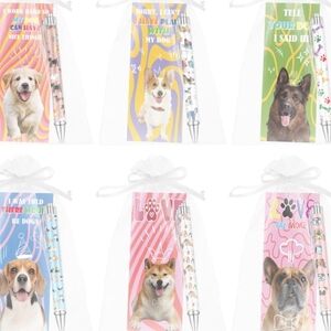 Cute Dog-Themed Pens Set